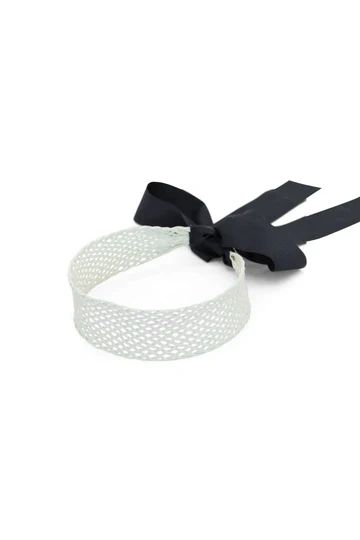 Joyce Headband White/Navy Main image