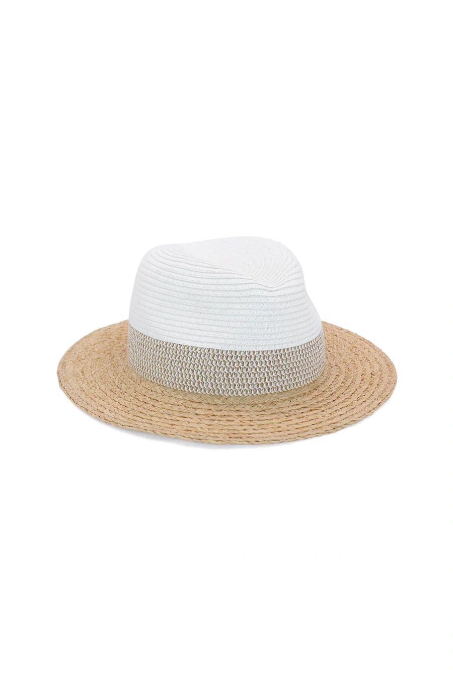 Viola Fedora white/Natural