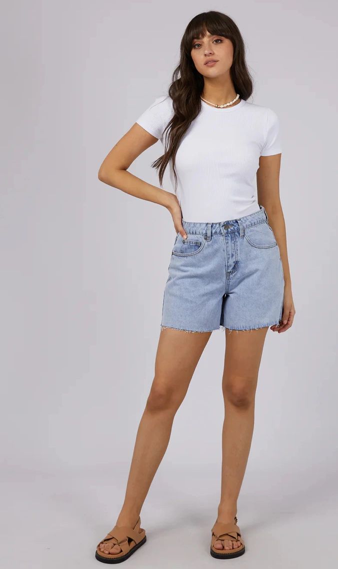 Harley Bermuda Bleach Denim Shorts