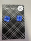 Serafinas Soirée Blue and White Tile Stud