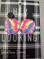 Serafinas Soirée Cute Little Abstracts Black and Multi Colour Dangle Earrings Medium