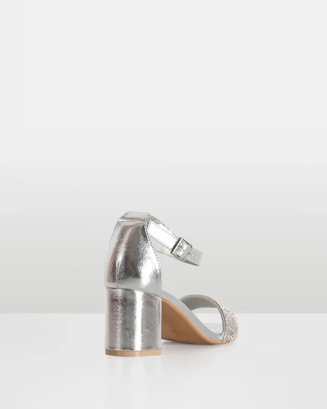 Taryn Silver Heels