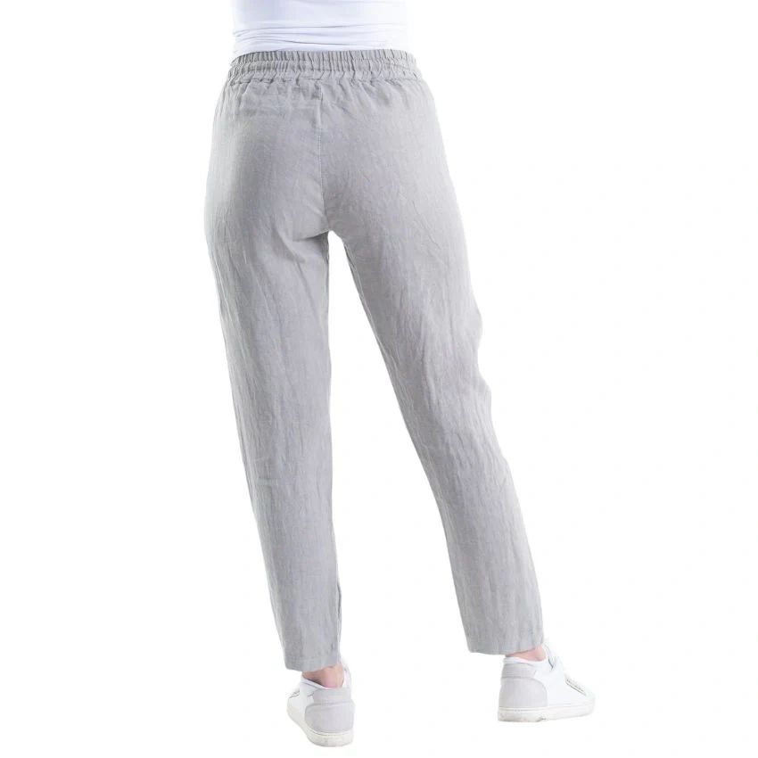 Vera May Italian Linen Pants Fango Secondary image
