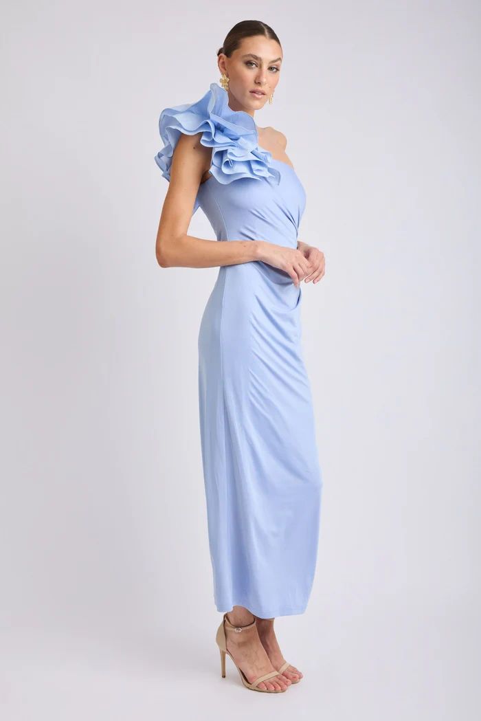 Lorena One Shoulder Ruffle Dress Secondary image
