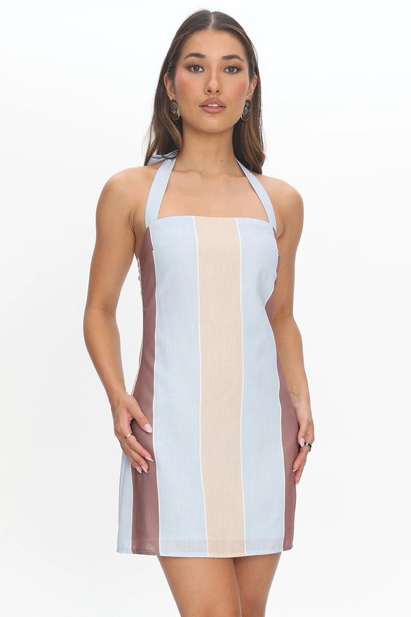 Tina Stripe Mini Dress