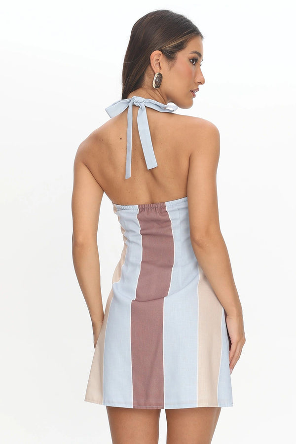 Tina Stripe Mini Dress