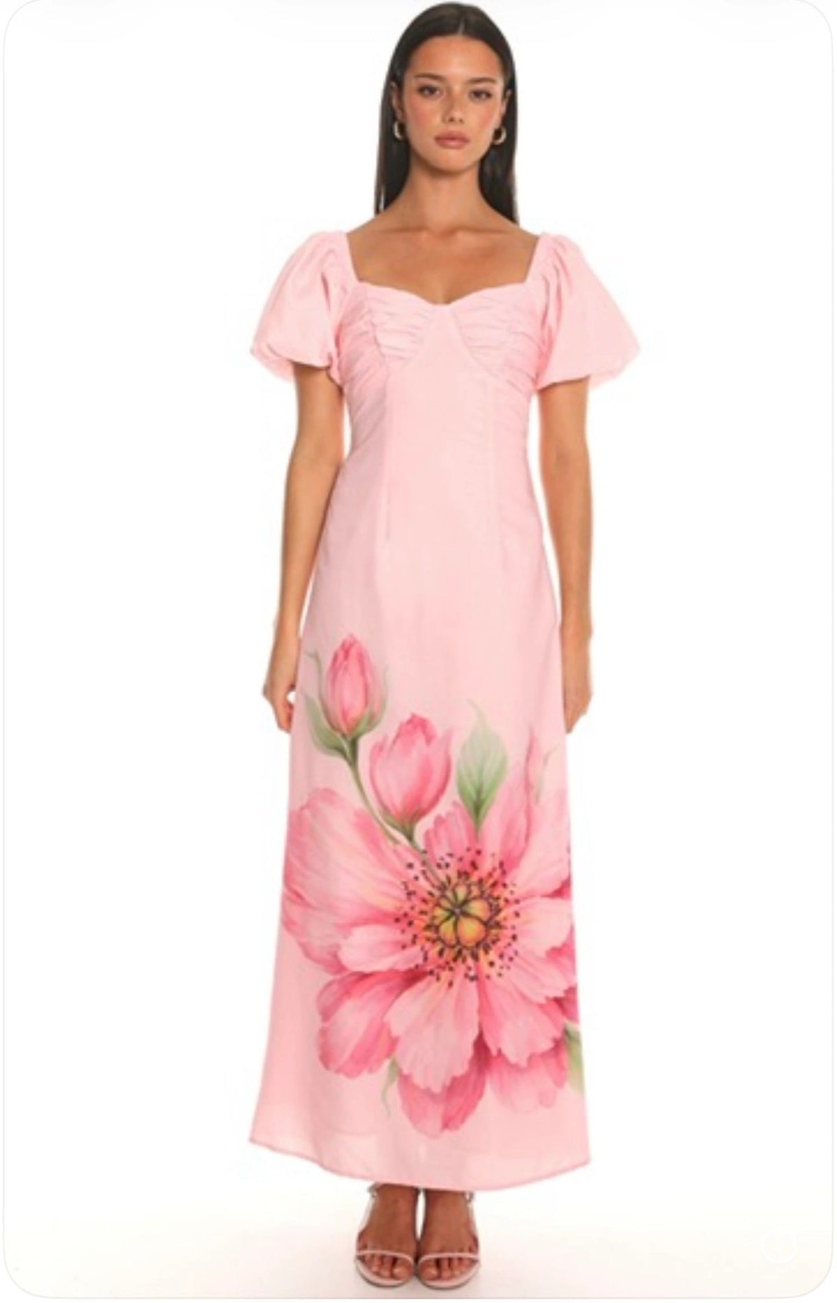 Pink Peony Dress Main image