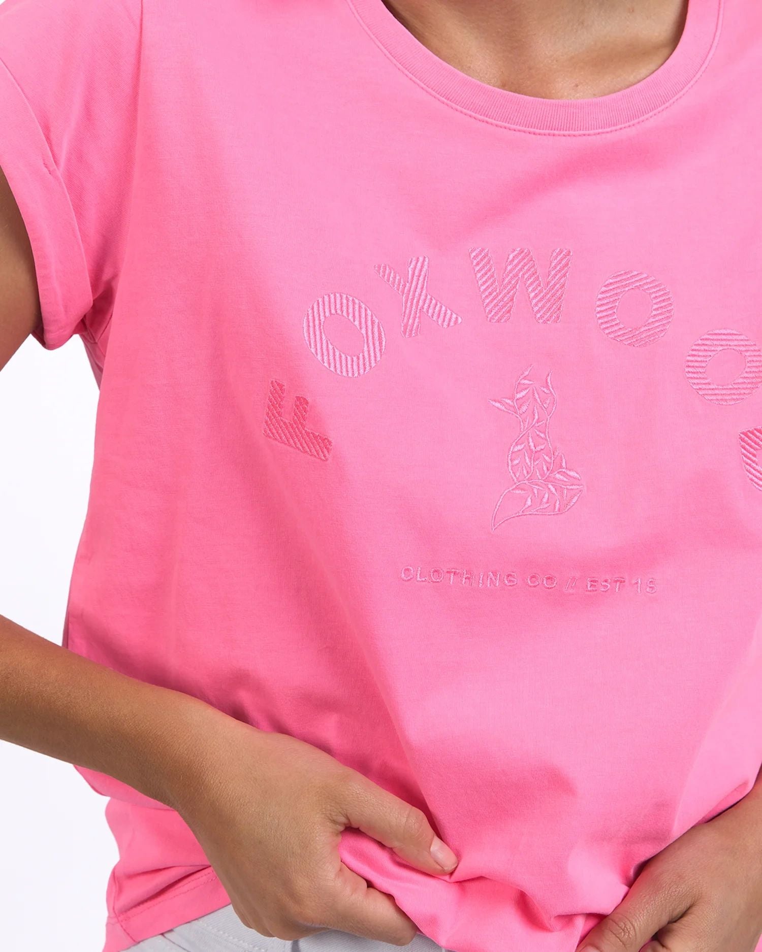 Foxwood Neon Rose Effortless Tee Secondary image