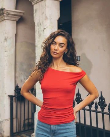 All About Eve Kylie Off Shoulder Top Asst Colours
