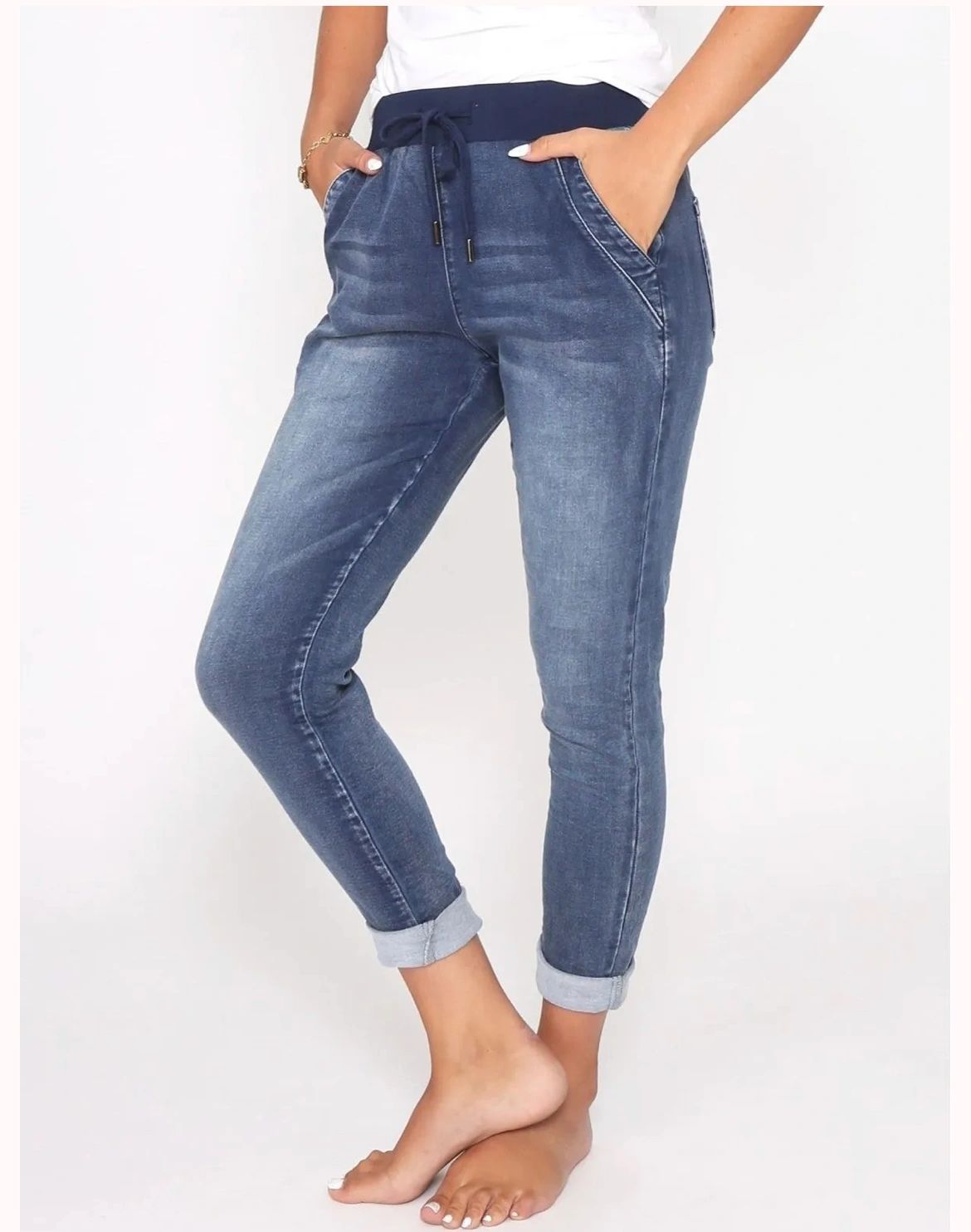 Riley Denim Jogger Jeans Asst Colours Secondary image