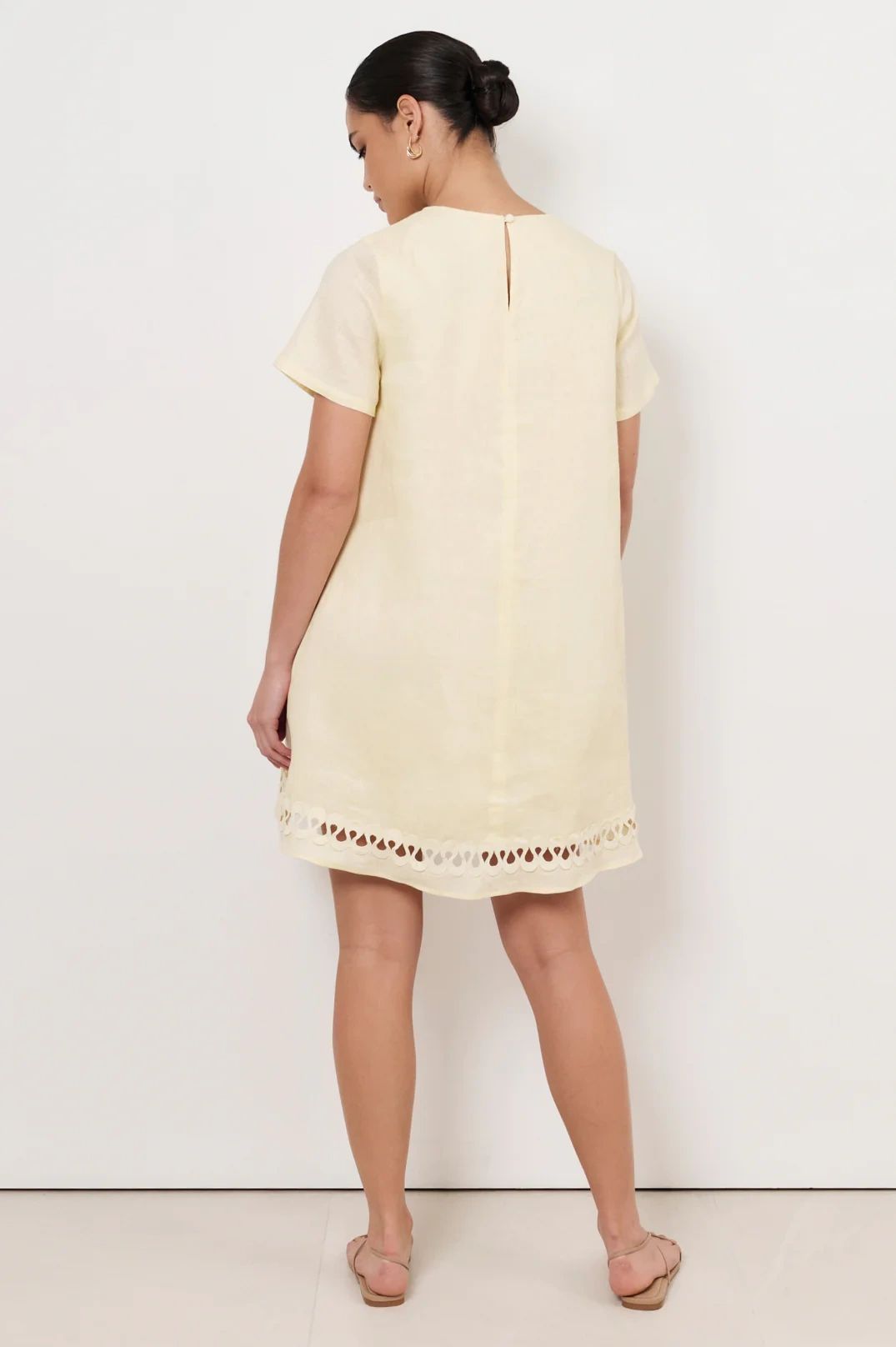 Adorne Lexi Ric Rac Trim Short Dress Asst Colours