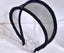Black Pearl and Mesh Thick Headband