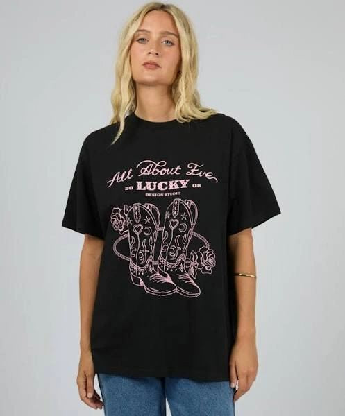 All About Eve Rodeo Relaxed Tee Asst Colour