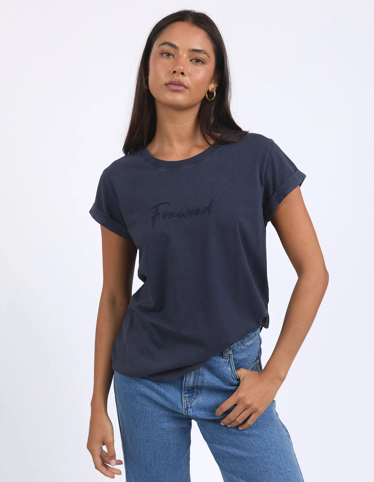 Foxwood Navy Signature Tee Main image