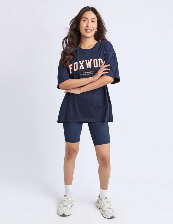 Foxwood Navy Interval Tee
