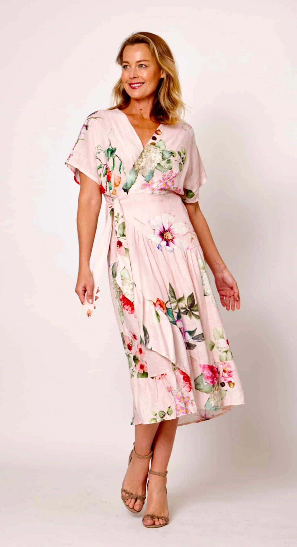 Floral Wrap Dress