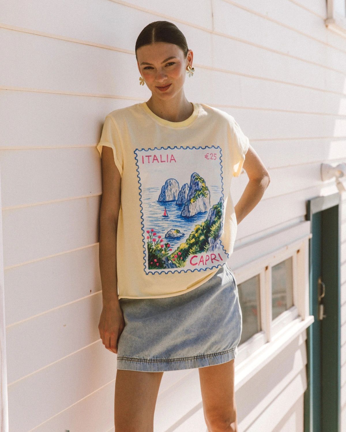 Italian Tee Yellow