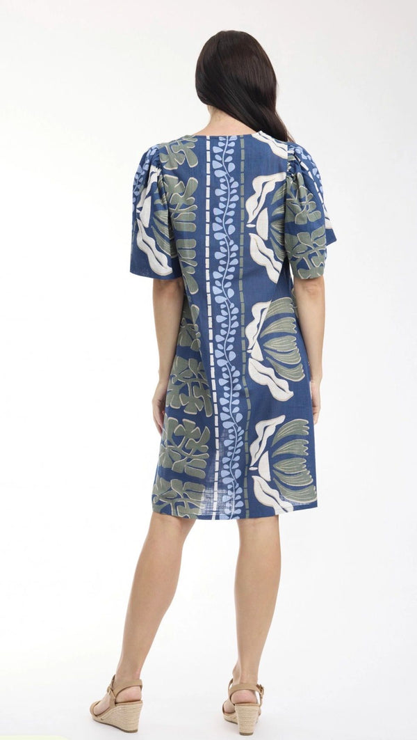 Liberate Blue Puff Sleeve Dress