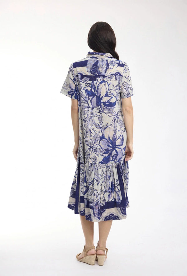 Avignon Patch Long Dress