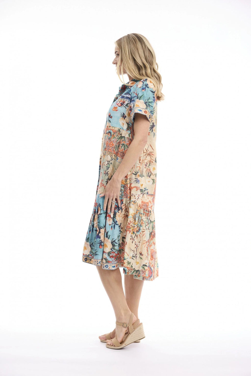 Gordes Patch Long Dress