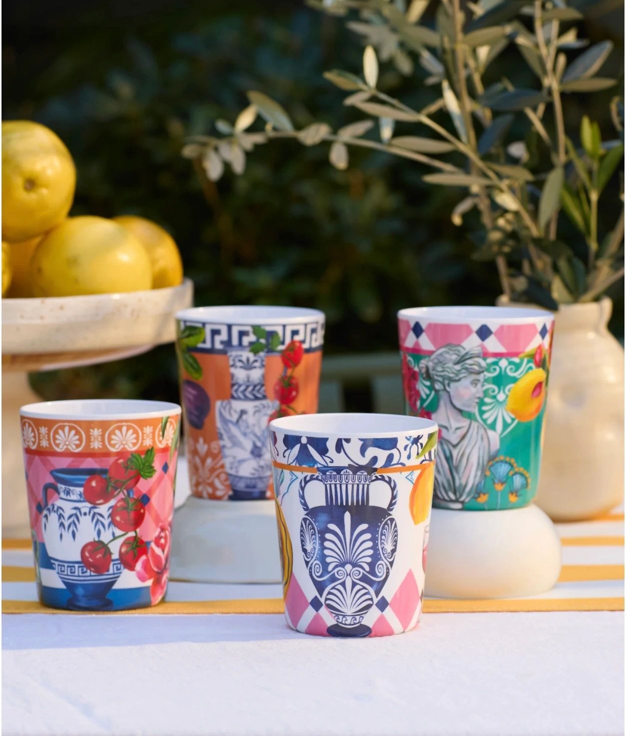 Cup Set Mediterranean Summer Secondary image