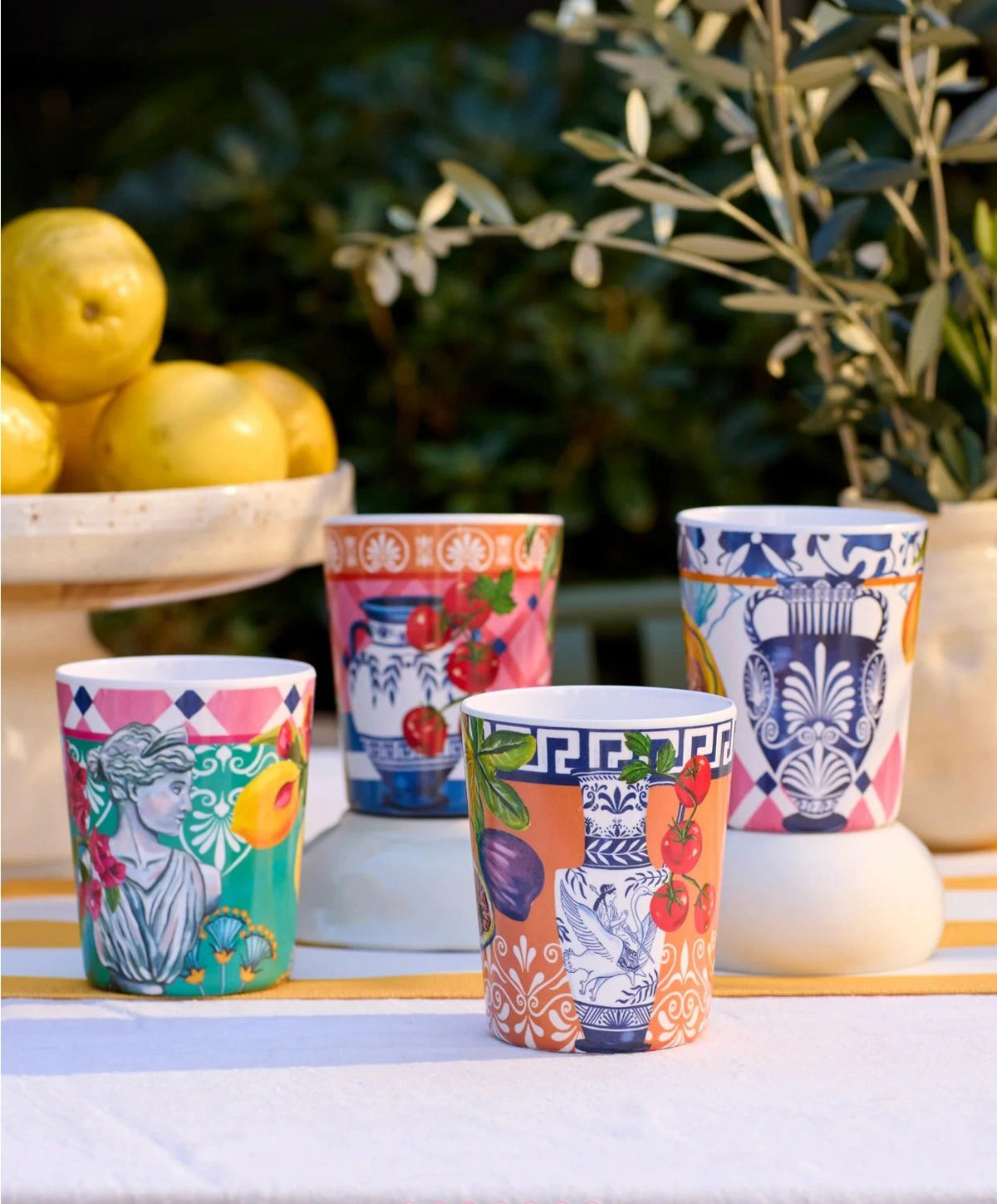 Cup Set Mediterranean Summer