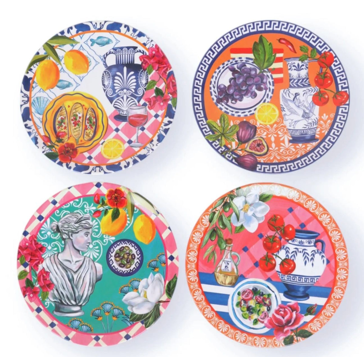 Plate Set Mediterranean Summer