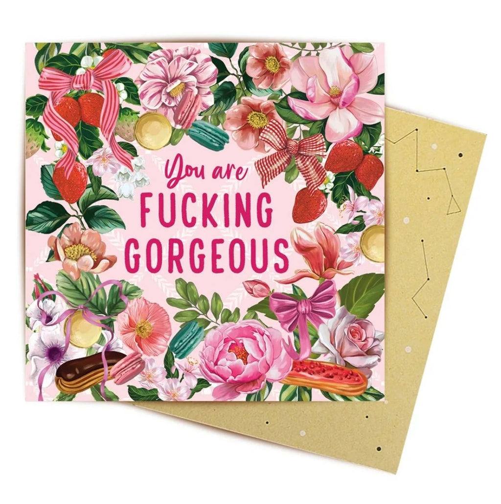 Mini Card “F*cking Gorgeous” Paris