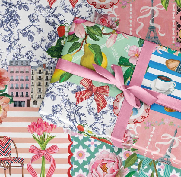 Flat Wrapping Paper Asst Patterns