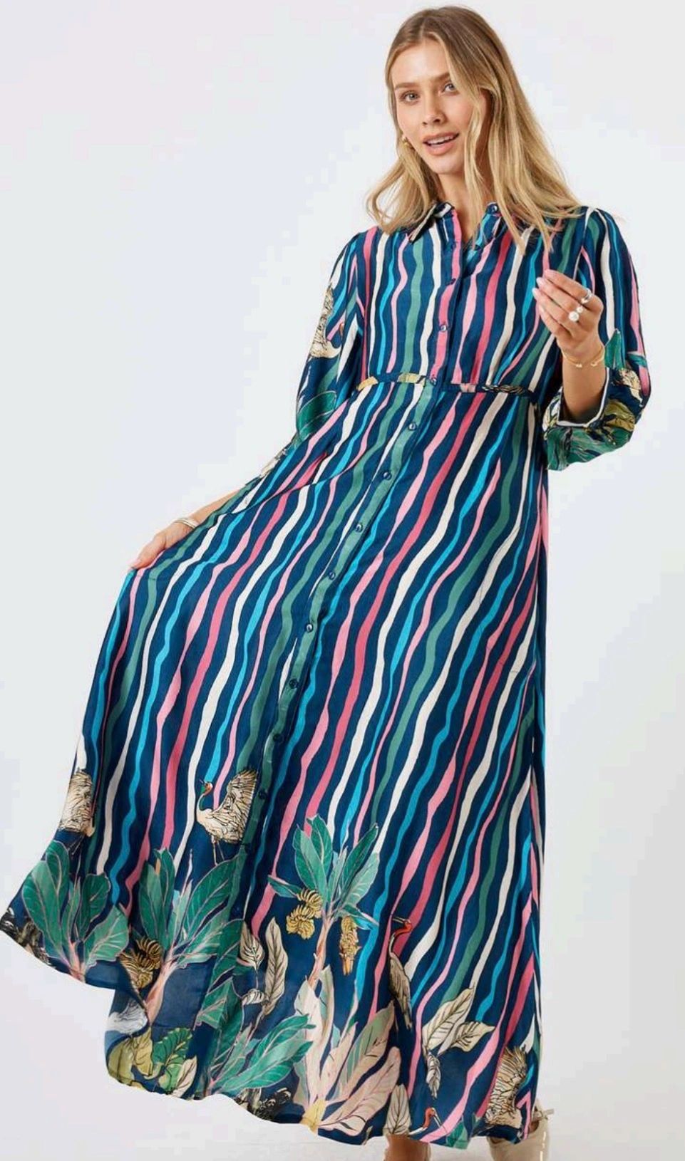 Lula Soul Cambridge Midi Dress