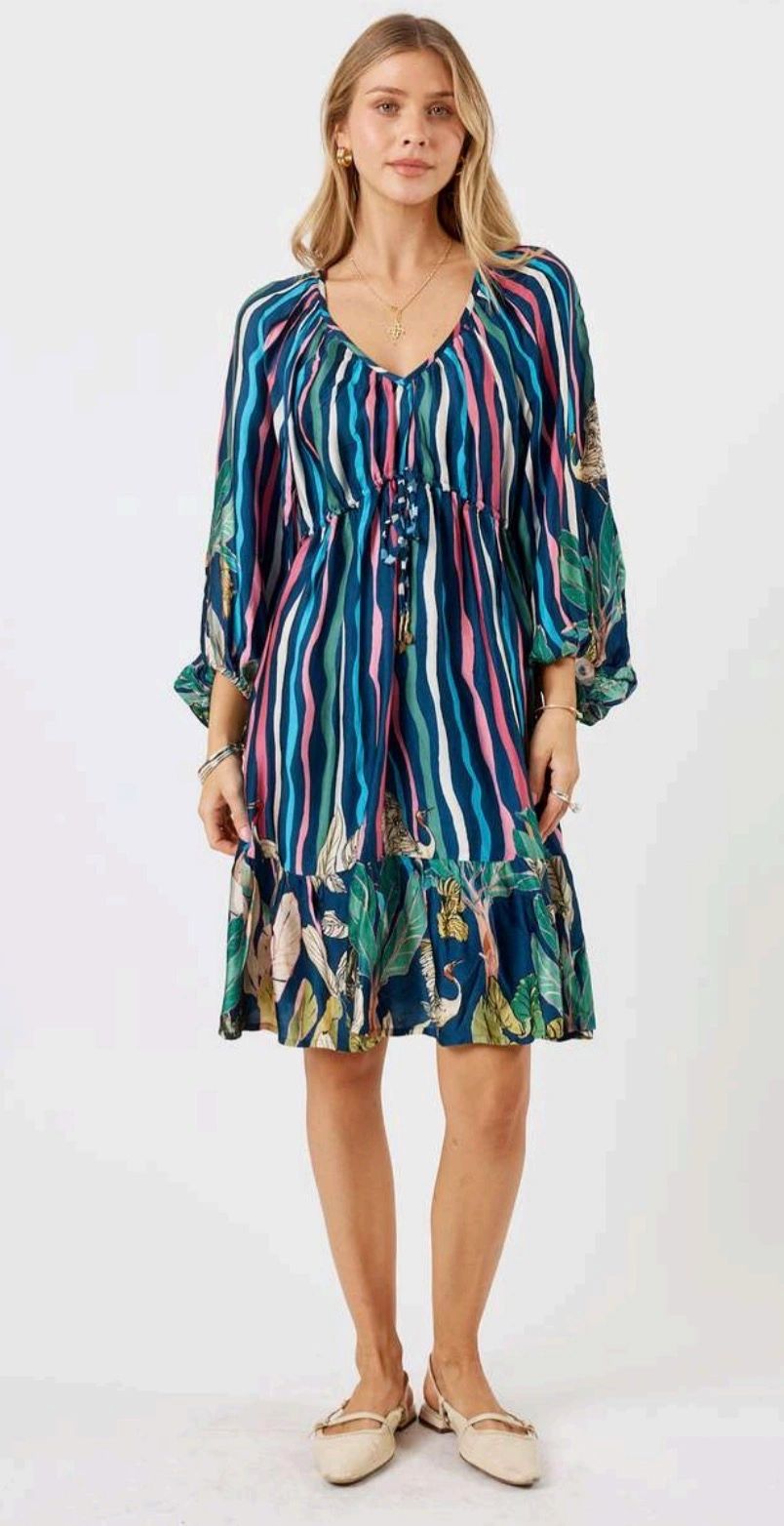 Lula Soul Cambridge Tie Dress Main image