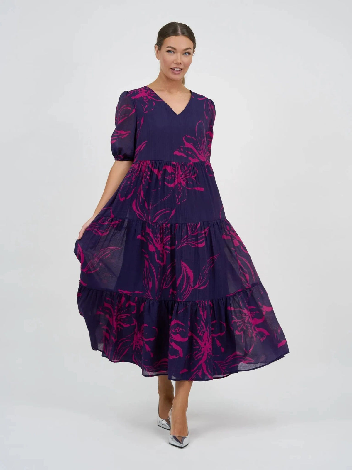 Bamboo Tiered Dress