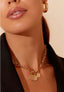 Charm Cluster Short Necklace