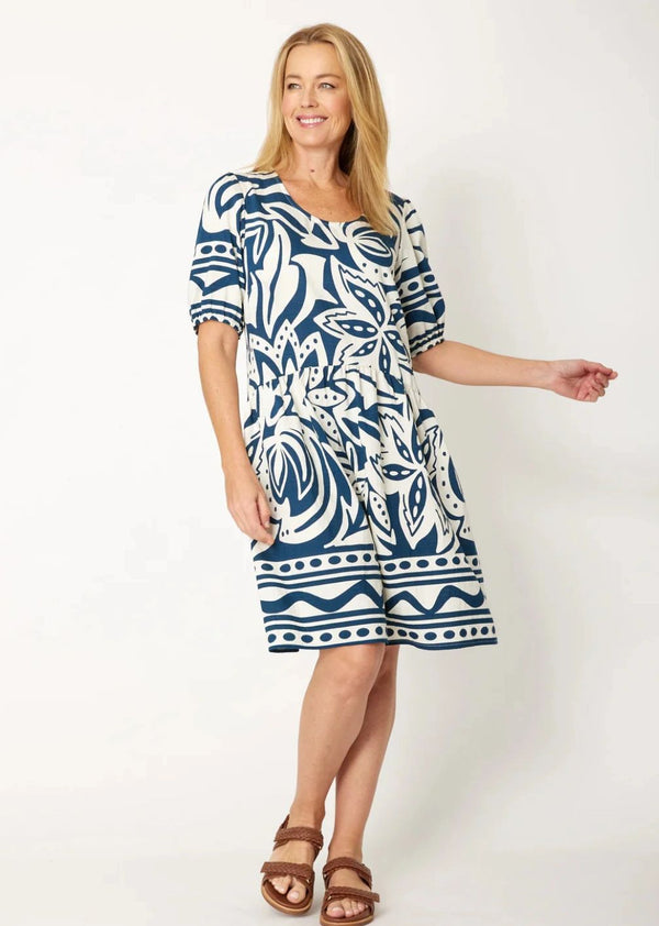 Cordelia Street Shift Dress Asst Colours