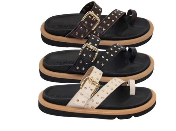 Ada Leather Sandals Asst Colours