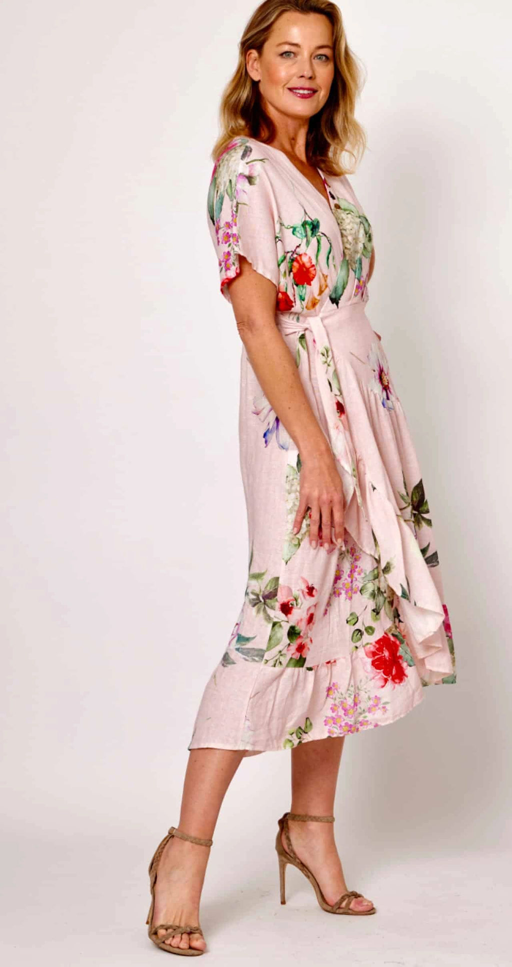 Floral Wrap Dress