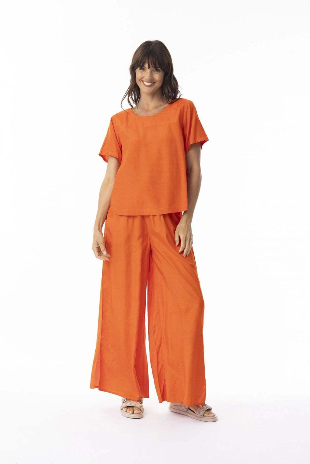 Escape Lux Top Short Sleeve Mandarin