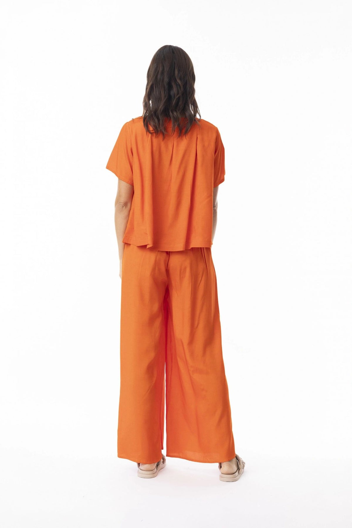 Escape Lux Top Short Sleeve Mandarin