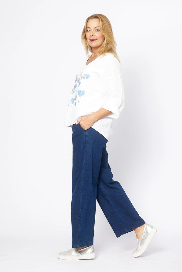 Love Is In The Air Linen Top