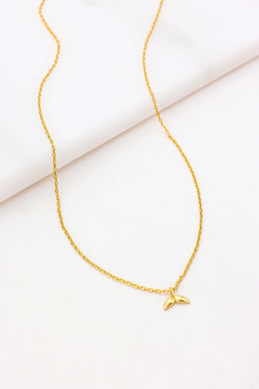 Ocean Mini Necklace Gold Main image
