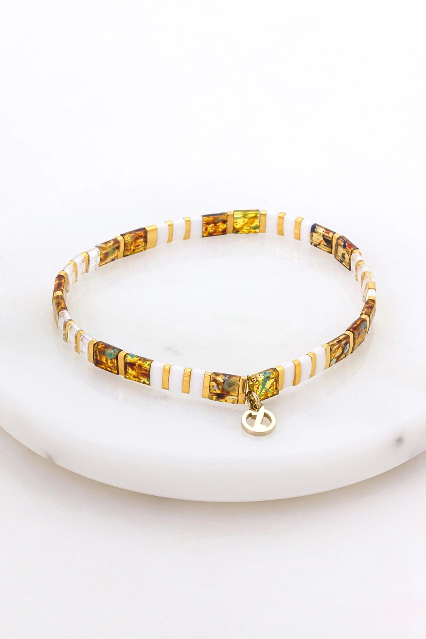Tile Bracelet Asst Colours