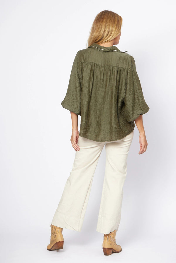 Cotton Roll Up Pants Asst Colours