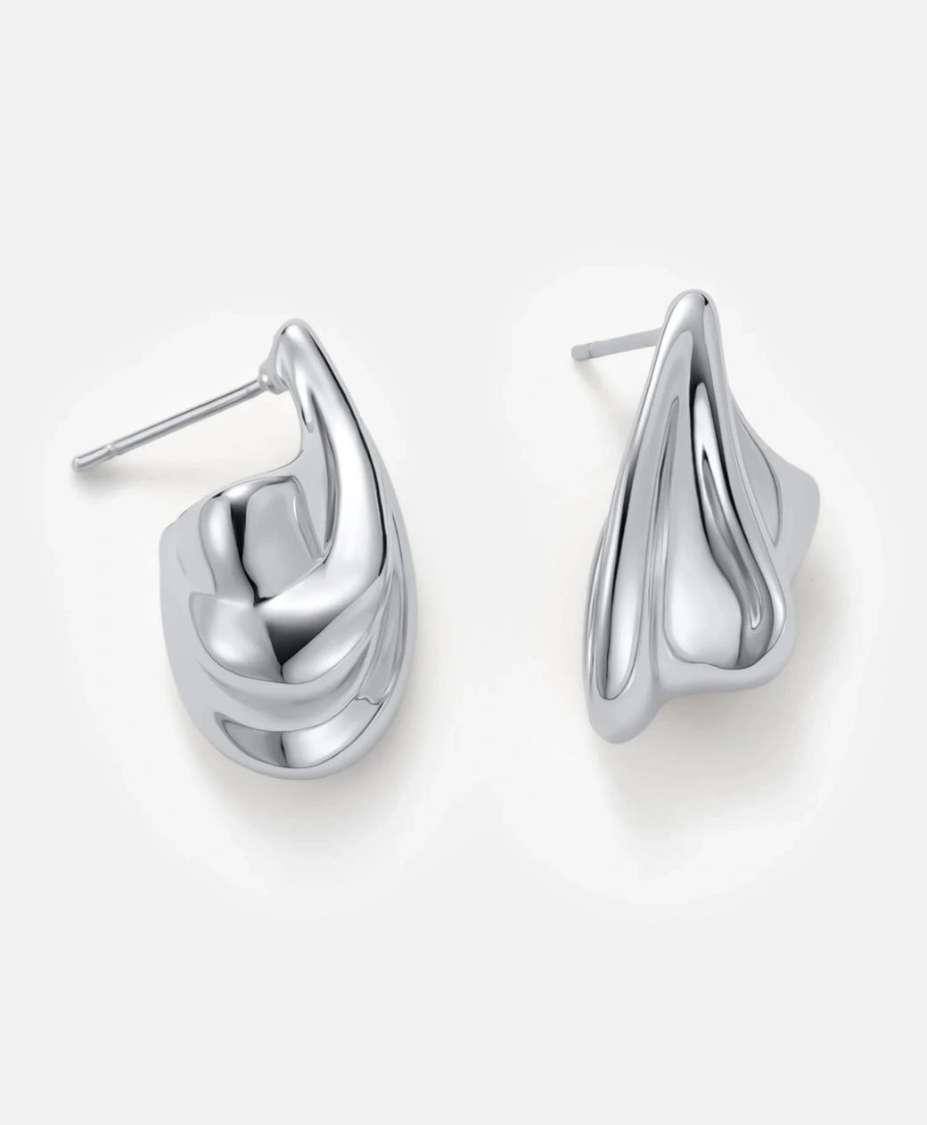 Claudia Earrings Asst Colours Silver or Gold Main image