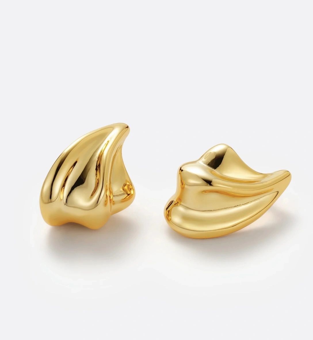 Claudia Earrings Asst Colours Silver or Gold Secondary image