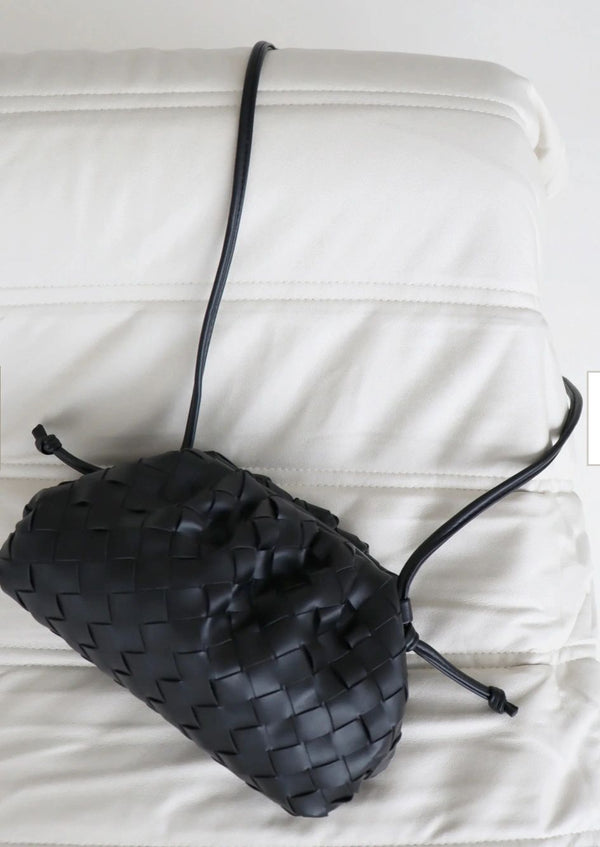 Woven Clutch Bag Asst Colours