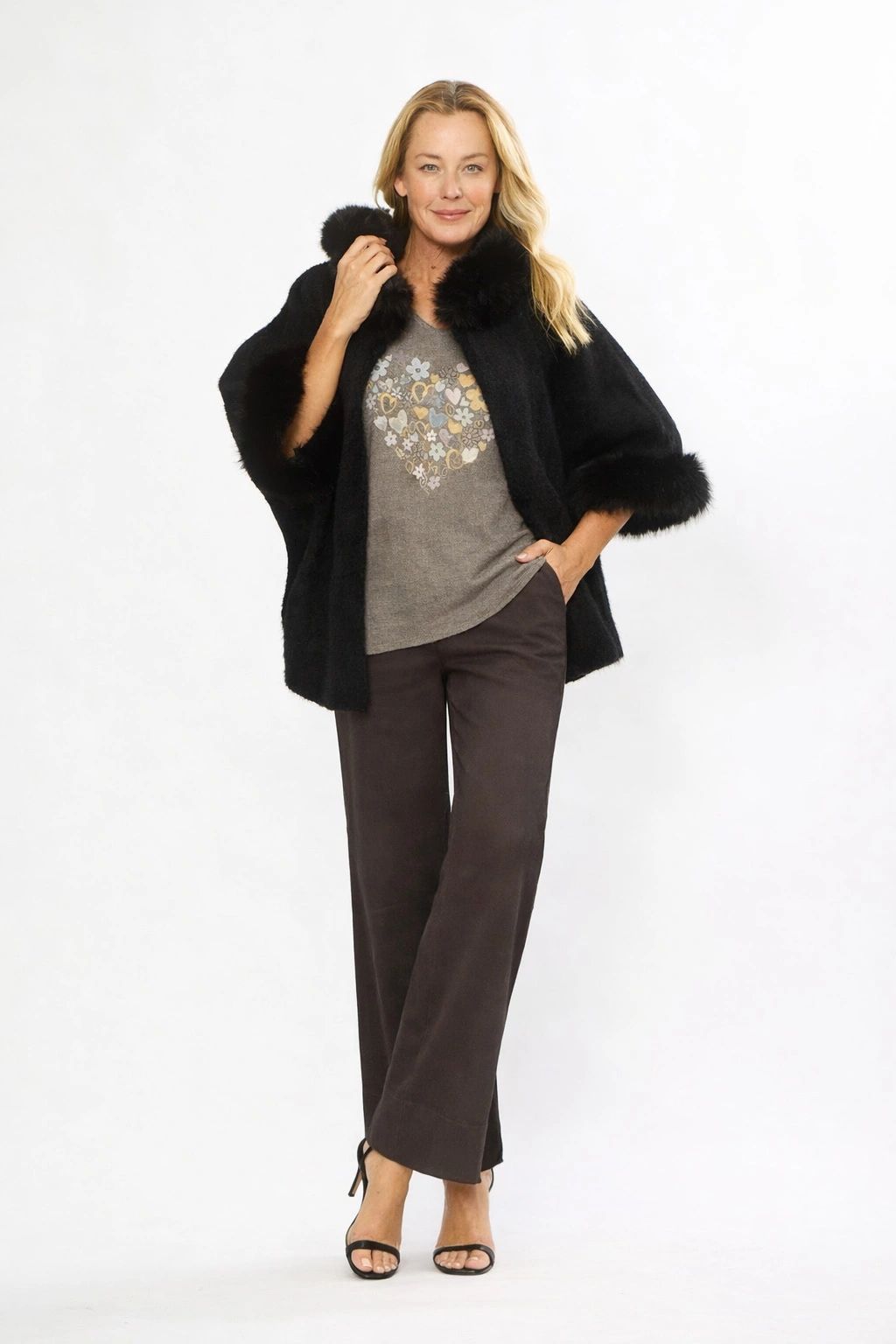Cotton Roll Up Pants Asst Colours