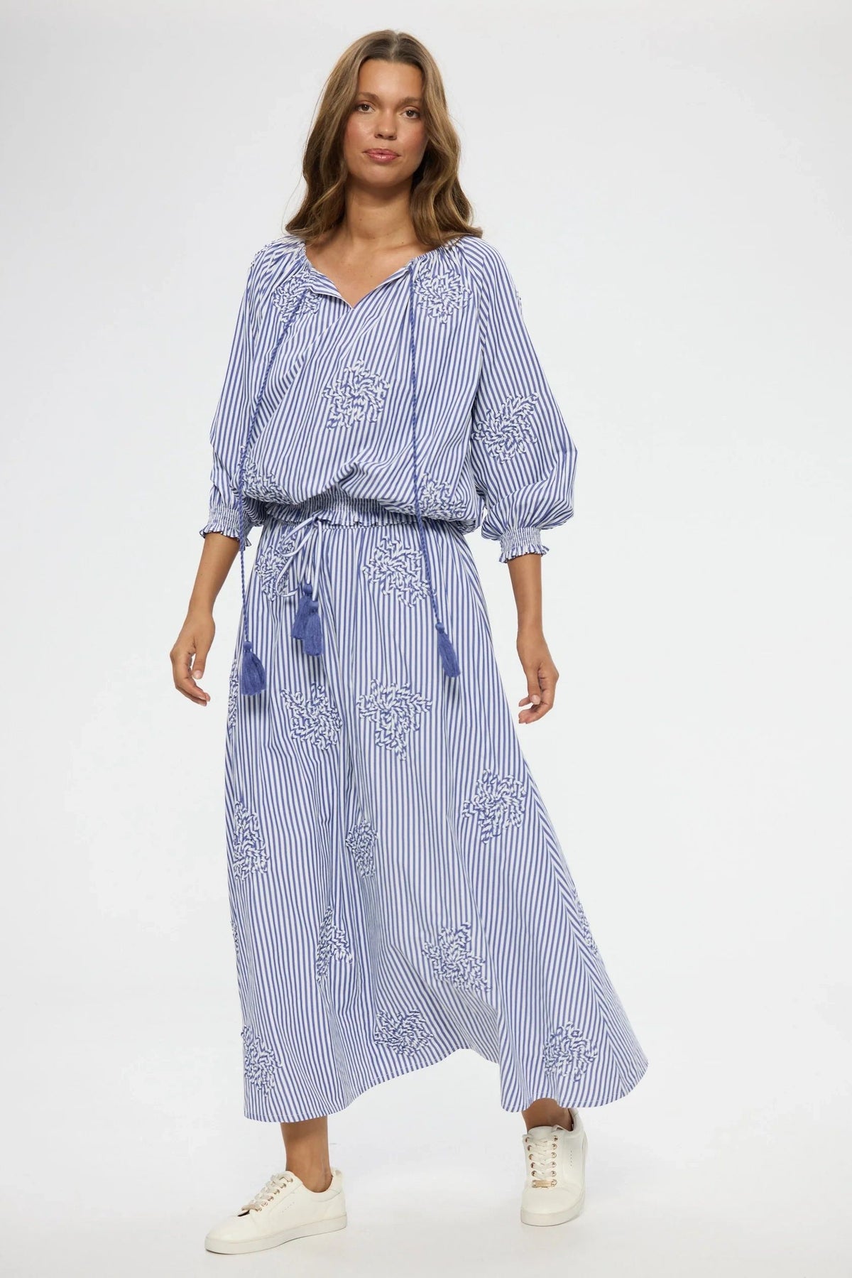 Holiday Seaside Top Blue Stripe Main image