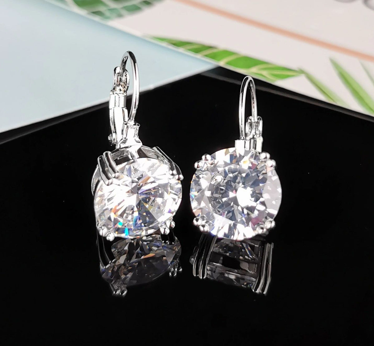 Crystal Hoop Earrings Asst Colours Main image