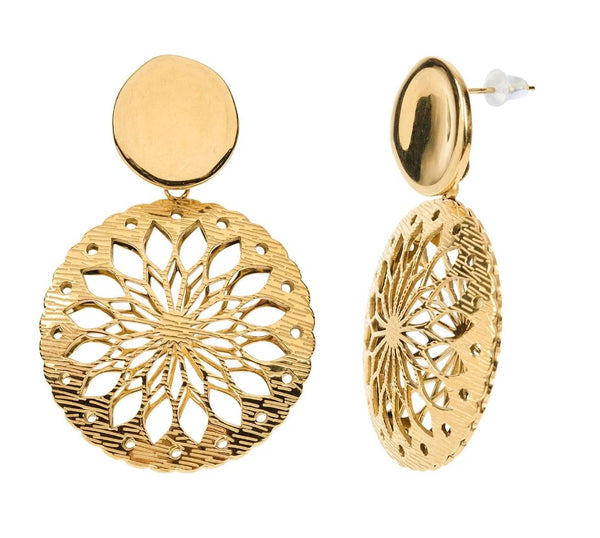 Grace Round Earring Disc