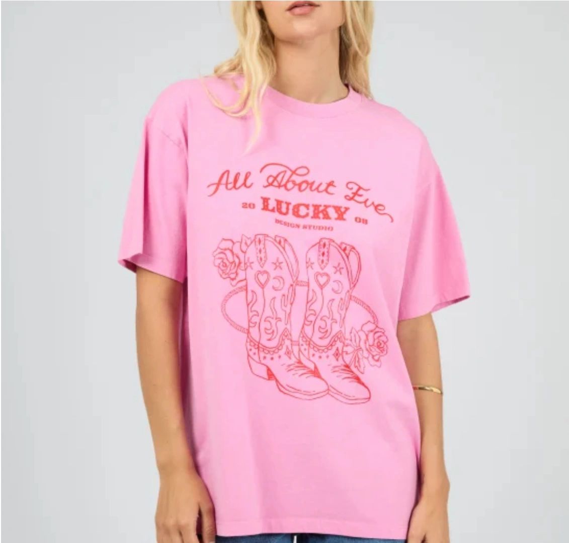 All About Eve Rodeo Relaxed Tee Asst Colour